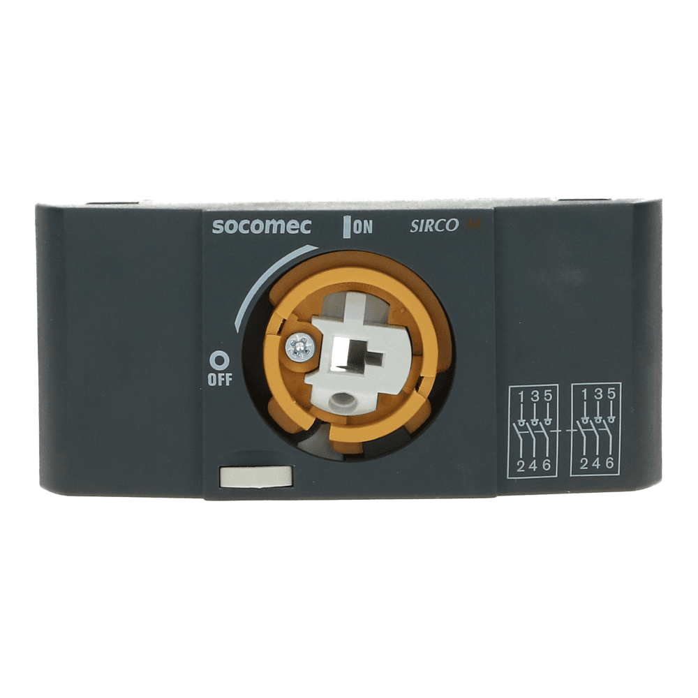 Lastscheidingsschakelaar frontplaat I-0 Sirco M 6/8P 16-80A