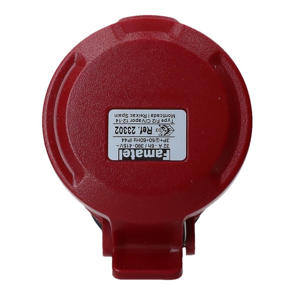 CEE female 4 polig 6H 32A IP44 stekker 380-415VAC
