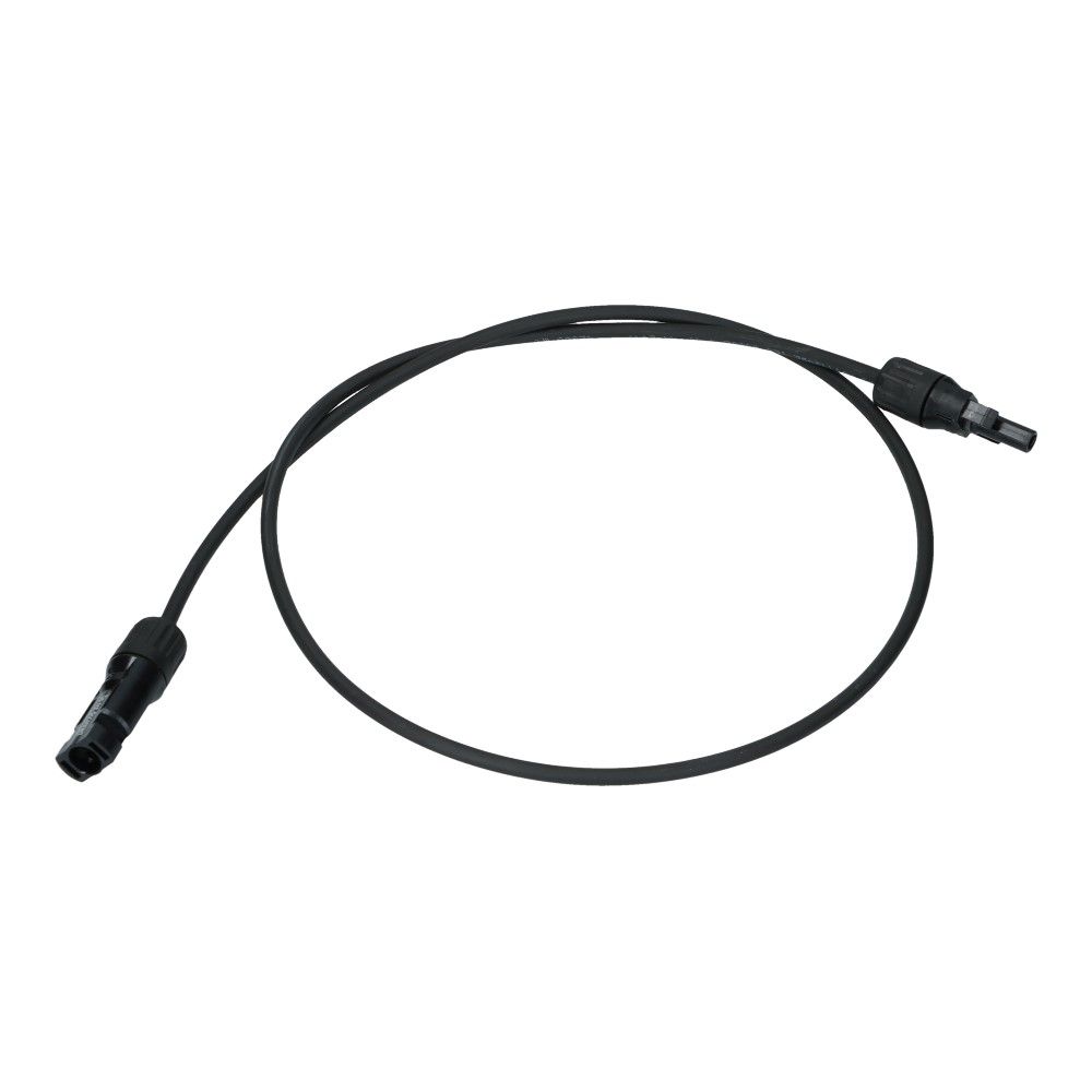 Solarkabel 1 meter MC4 4mm² zwart