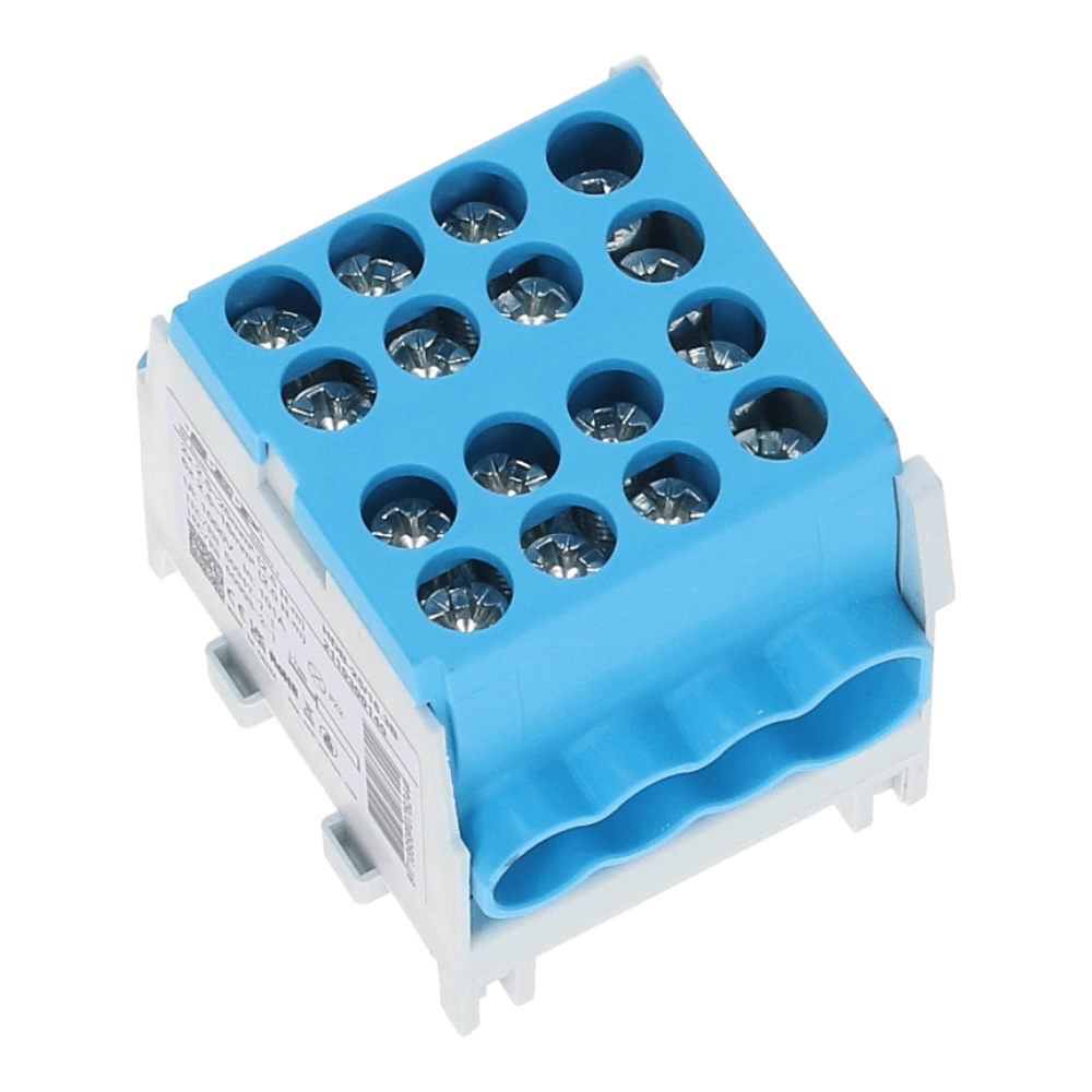 HLAK Hoofdkabel aftakklem 1x25mm² 3x16mm²  blauw