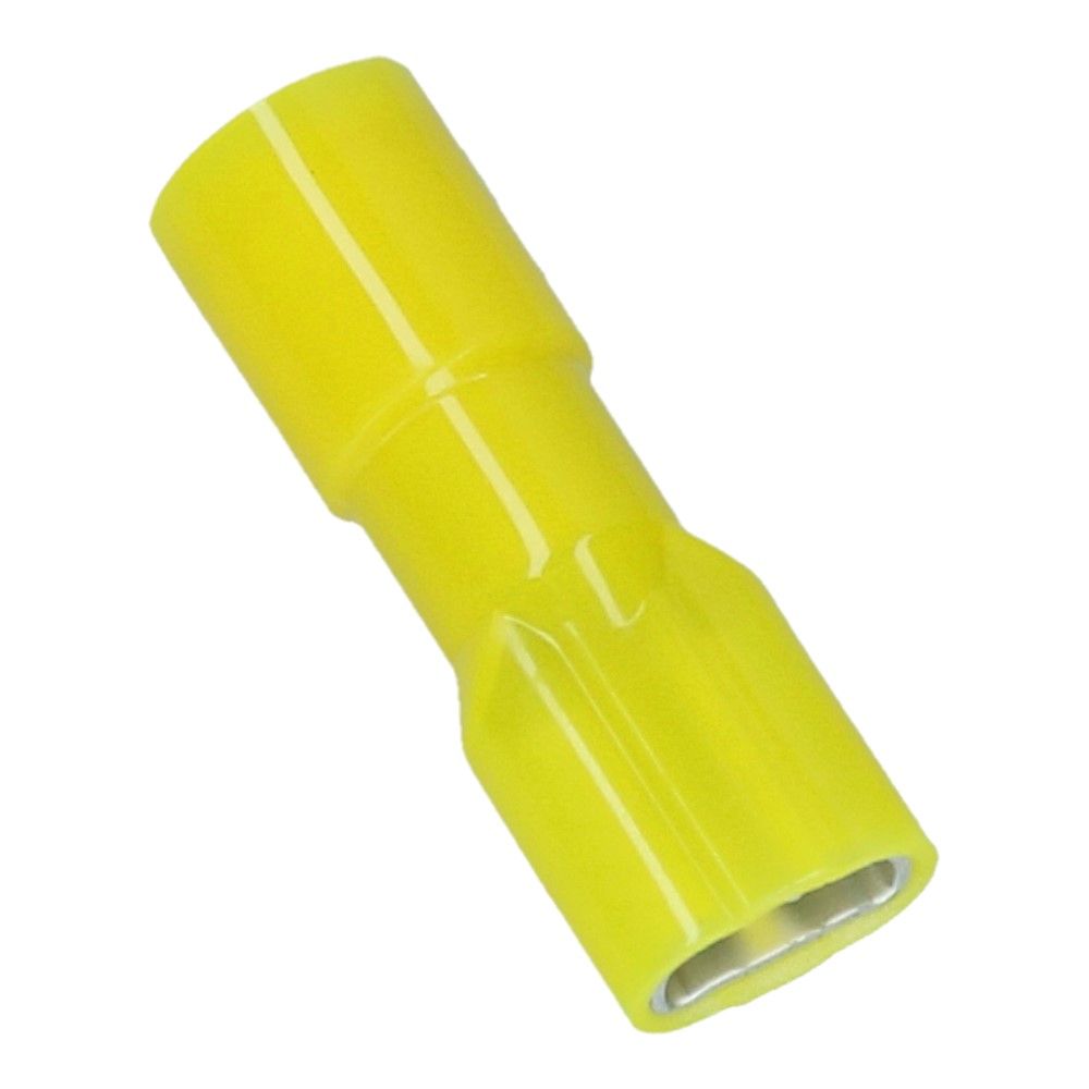 Kabelschoen contra ISO B-6.3mm D-0.8mm Geel - 100 stuks