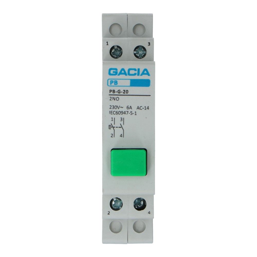 Pulsdrukknop groen 2xmaak