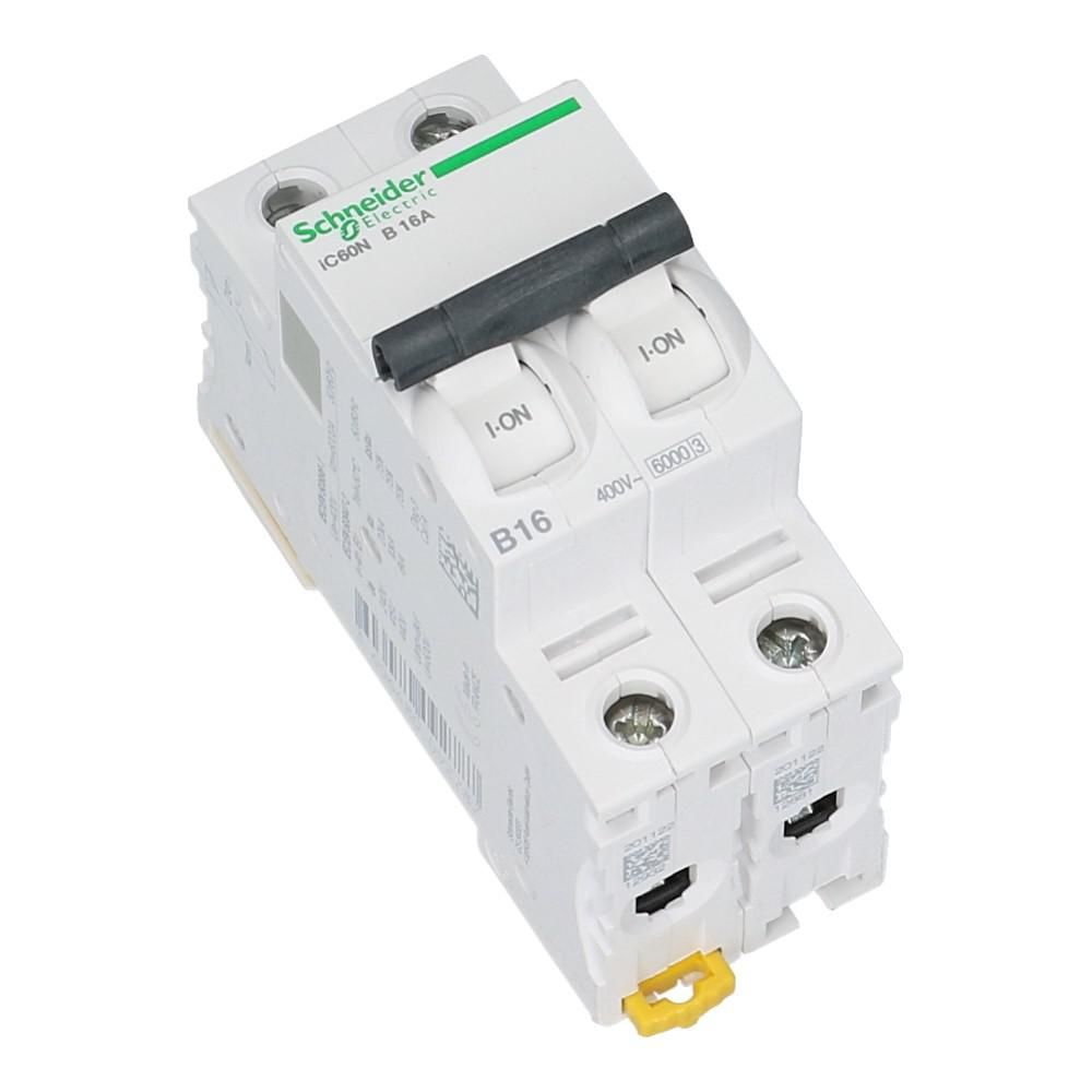 Installatieautomaat 2 polig 4A C 6kA Acti9 iC60N