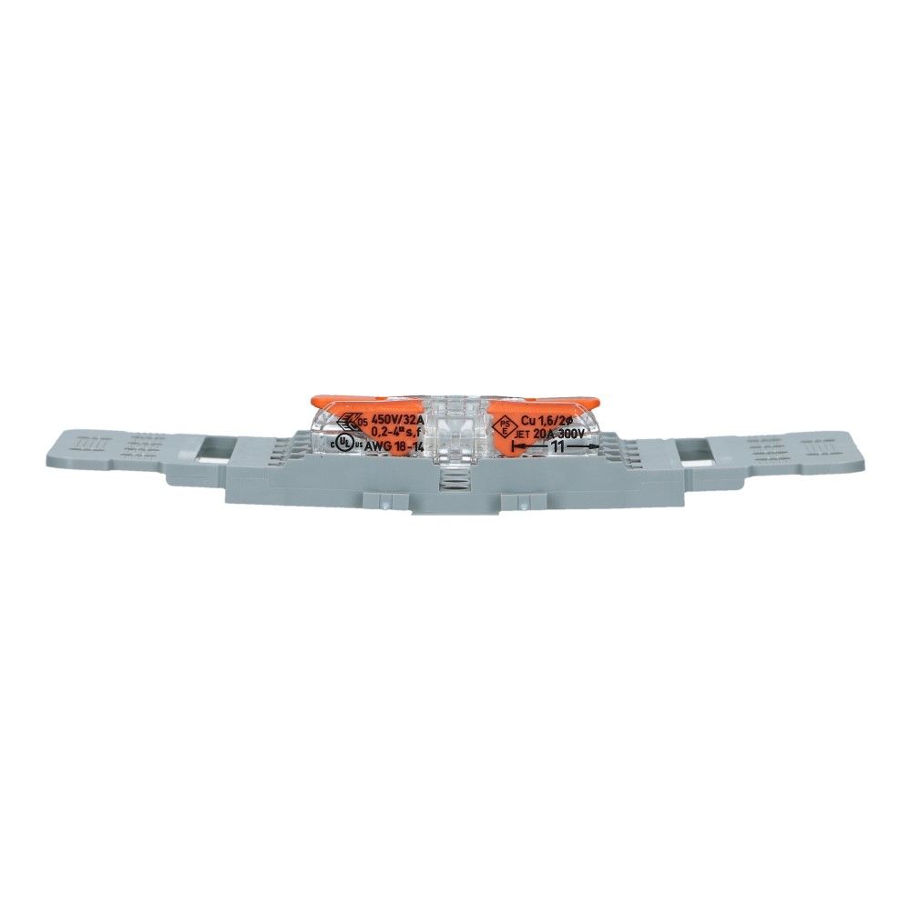 WAGO Bevestigingsadapter doorvoerconnector 5-voudig schroefbevestiging en trekontlasting - 5 stuks
