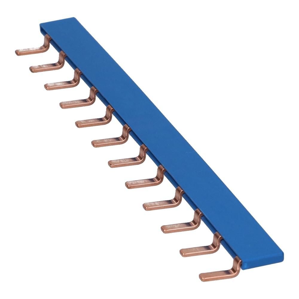 Kam pin blauw 1 fase 12 pole 17.8mm gebogen