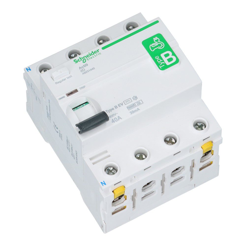 Aardlekschakelaar 4 Polig 25A 300mA Type B-SI Acti9 iID