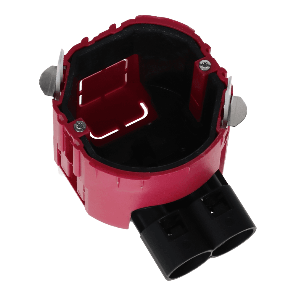 Hollewanddoos brandwerend trekbandjes 1 voudig gat 76mm