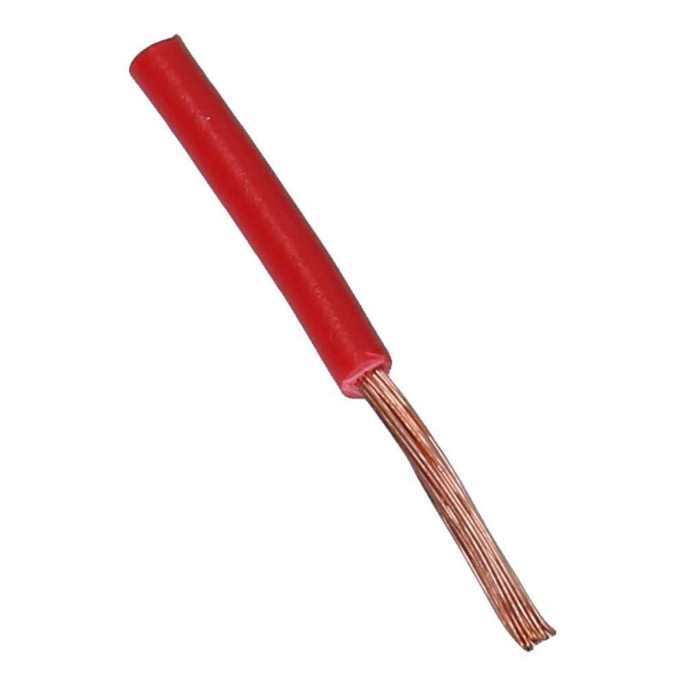 Montagedraad H07V-K 4mm² rood 70°C Eca - 100 meter