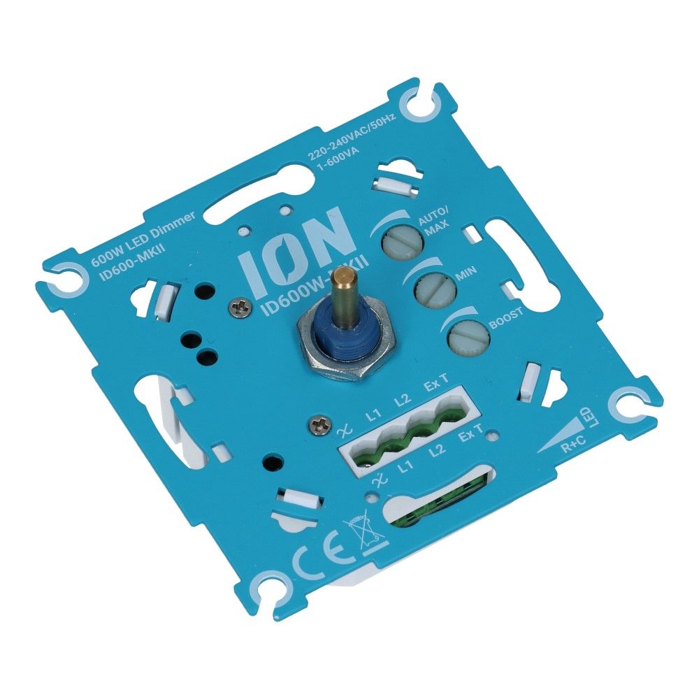 Inbouwsokkel dimmer LED 0.3-600Watt