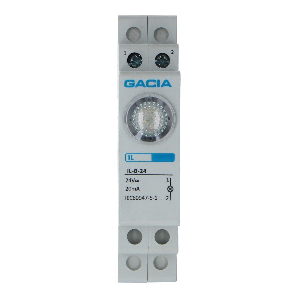 Indicatie led blauw 12-24V AC/DC