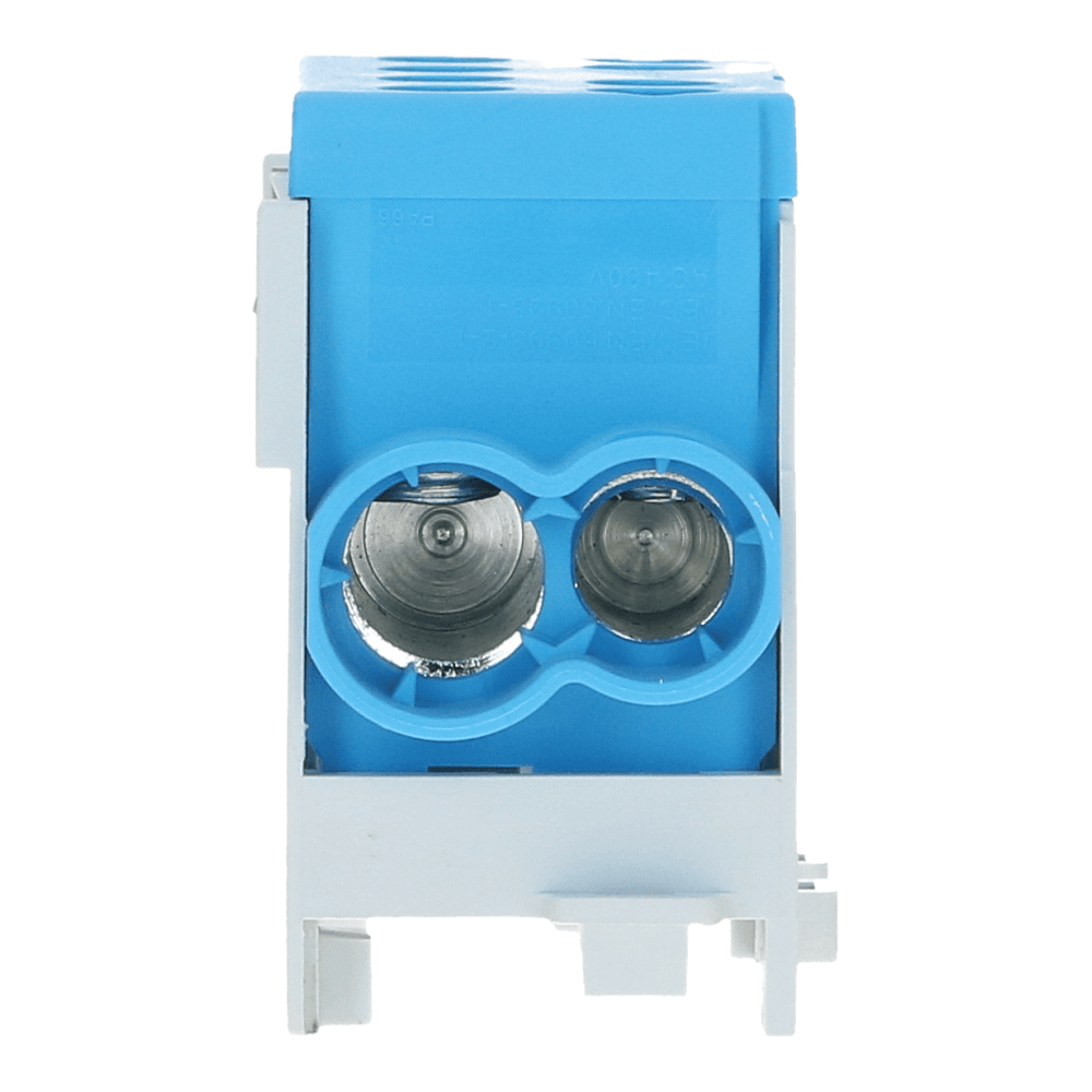 HLAK Hoofdkabel aftakklem 1x35mm²/1x25mm² blauw