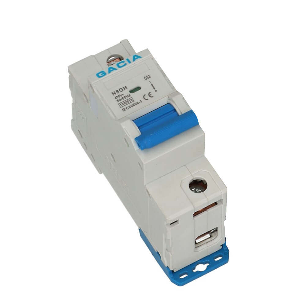 Installatieautomaat 1 polig 125A karakteristiek C 15kA