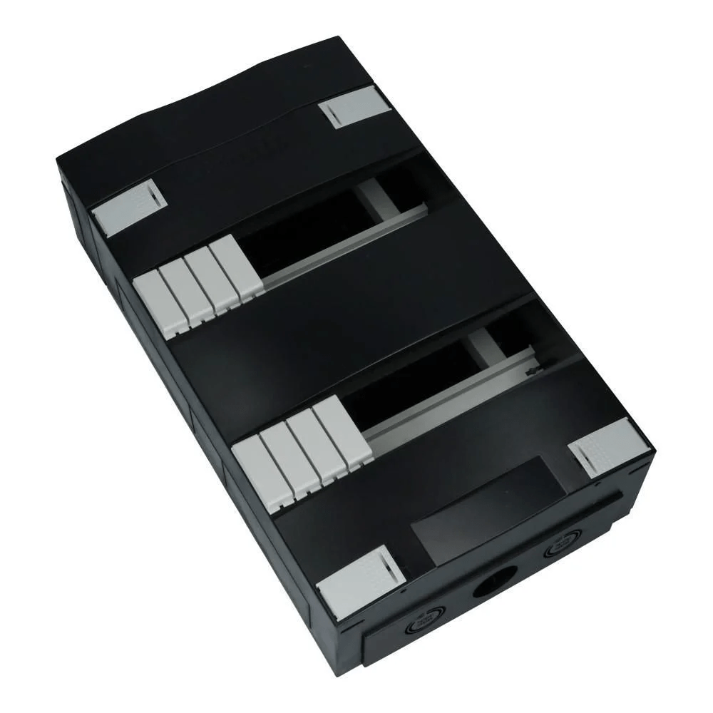 Groepenkast 1 fase 4 groepen + wcd Resi9