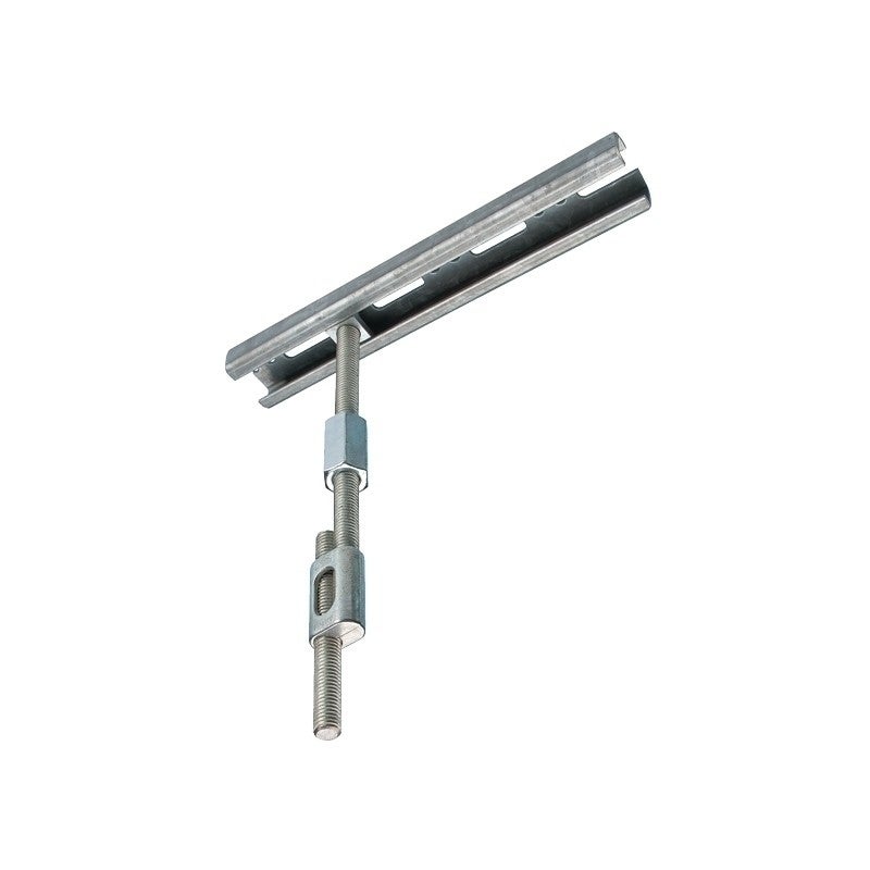 Ophangrail JMV01 30x15mm lengte 2 meter verzinkt - 10 stuks
