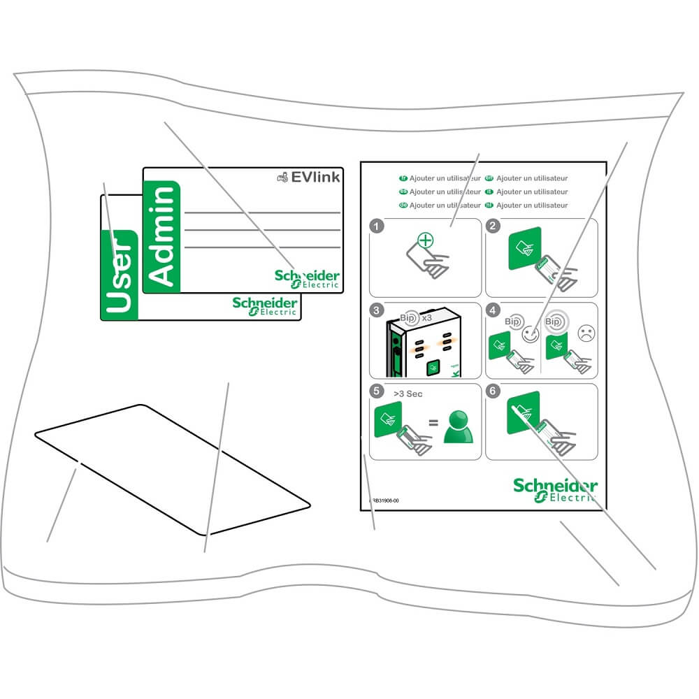 EVlink RFID kaarten - 10 stuks
