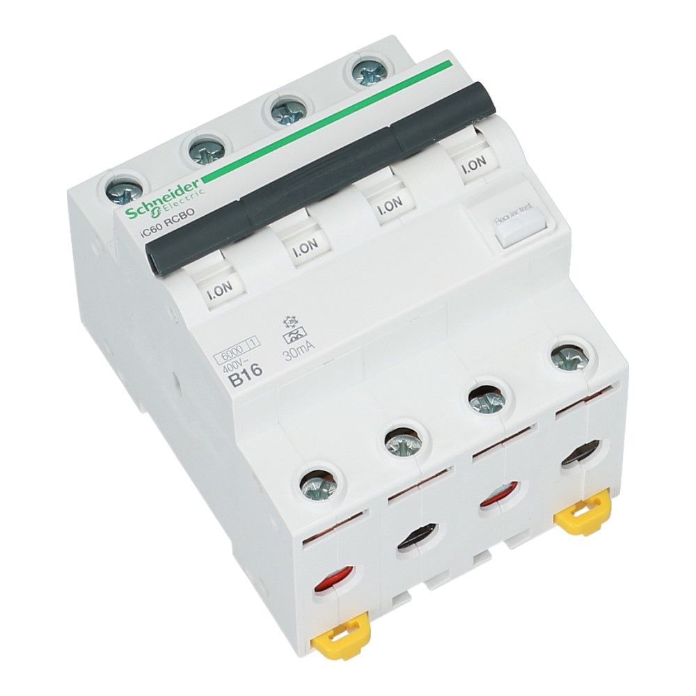 Aardlekautomaat B 25A 4 polig 30mA typeA Acti9 iC60