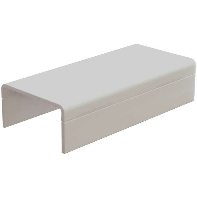 Koppelstuk met bodemstuk 25x13mm creme - 2 stuks