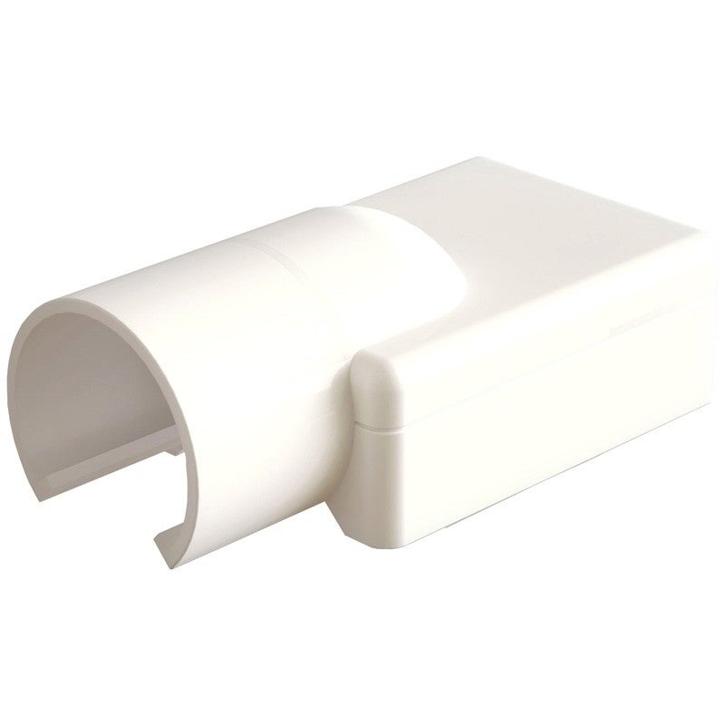 Verloopmof 19mm voor 25x13mm wit - 2 stuks