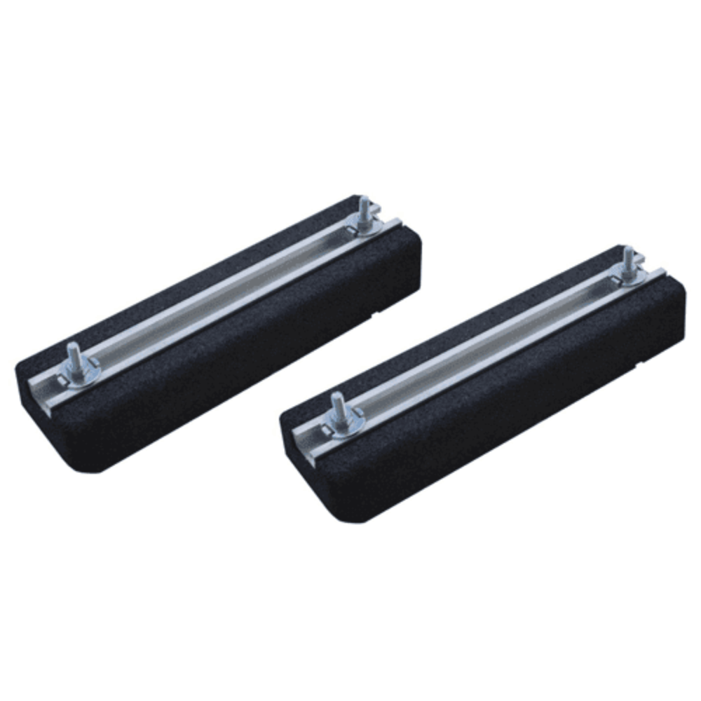 Rubberen trillingsdempende montage balk 400mm 180kg - 2 stuks