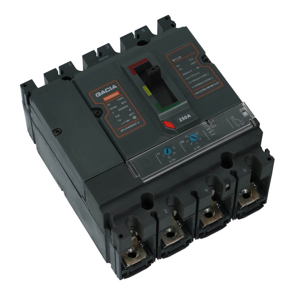 25A MCCB 4 polig 17.5-25A 50kA