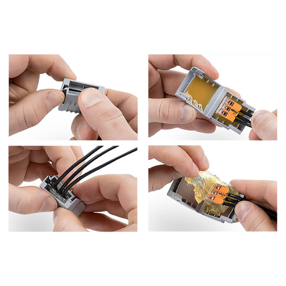 WAGO Gelbox voor verbindingsklem 17.8x33.6x32mm - Grootte 1