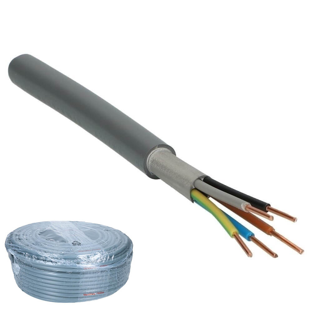 Installatiekabel YMvK 5x2.5mm² Dca-s2,d2,a3 - 100 meter