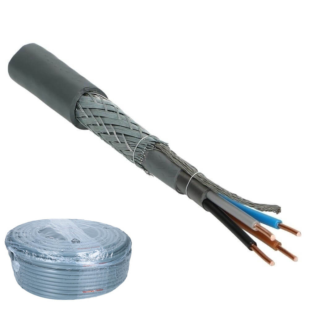 Grondkabel VO-YMvKas 4x2.5mm² Dca-s2,d2,a3 - 100 meter