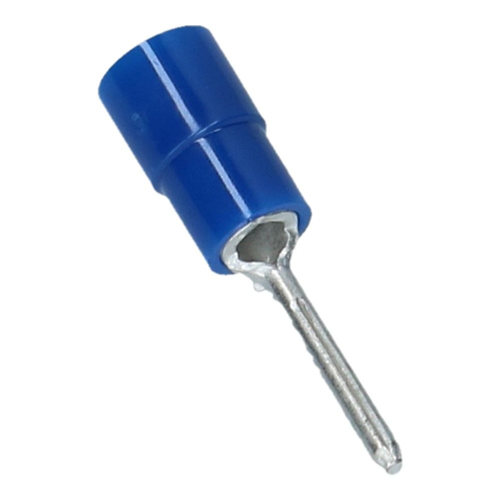 Kabelschoen penstekker D-1.5mm L-11.7mm Blauw - 100 stuks