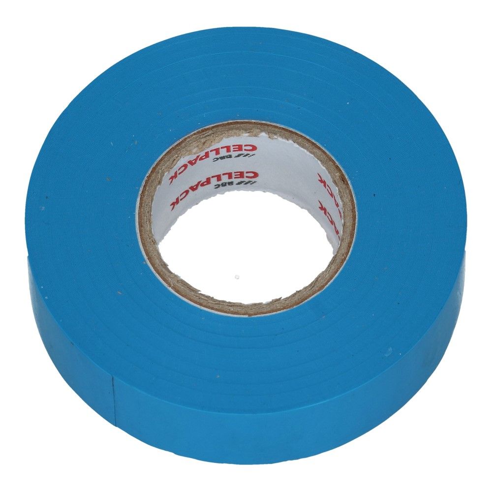 Extra sterk lichtblauw PVC Isolatietape 19mm - 20 meter