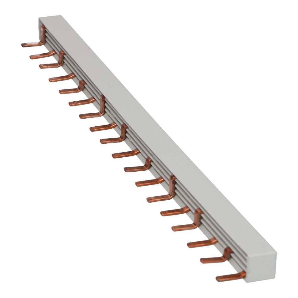 Kam pin grijs 4 fase 18 pole 17.8mm 3x N-L1-N-L2-N-L3 Kam pin grijs 4 fase 18 pole 17.8mm 3x N-L1-N-L2-N-L3