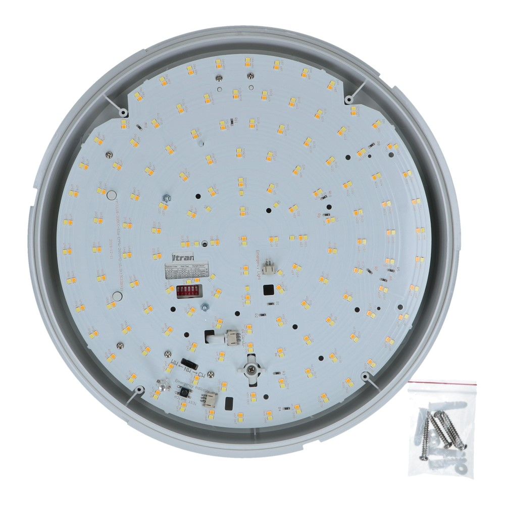 LED plafondlamp IP65 18W 1800lm 3000-6000K CCT switch met sensor 330mm
