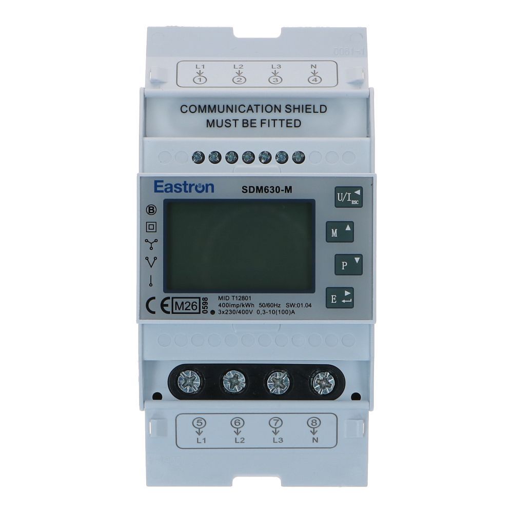 kWh meter 3 fase MULTI 10/100A Modbus MID Factureerbaar Imp/Exp kWh meter 3 fase MULTI 10/100A Modbus MID Factureerbaar Imp/Exp