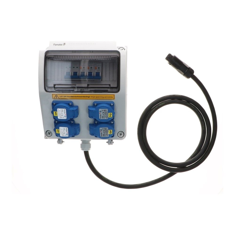 Alpha ESS Noodstroom verdeelunit unit 3 fase IP54 2 meter Alpha ESS Noodstroom verdeelunit unit 3 fase IP54 2 meter