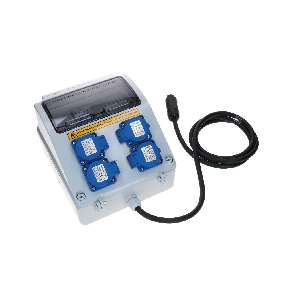 Alpha ESS Noodstroom verdeelunit unit 1 fase IP54 2 meter Alpha ESS Noodstroom verdeelunit unit 1 fase IP54 2 meter