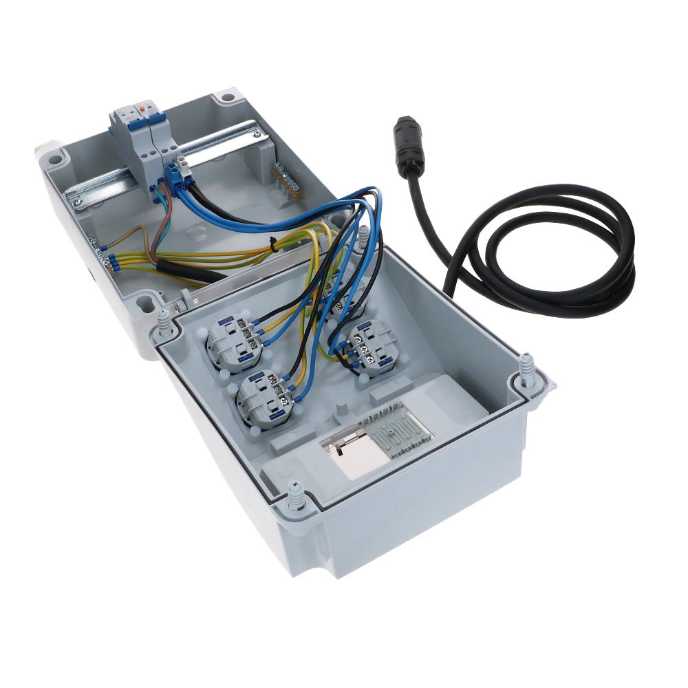 Alpha ESS Noodstroom verdeelunit unit 1 fase IP54 2 meter Alpha ESS Noodstroom verdeelunit unit 1 fase IP54 2 meter