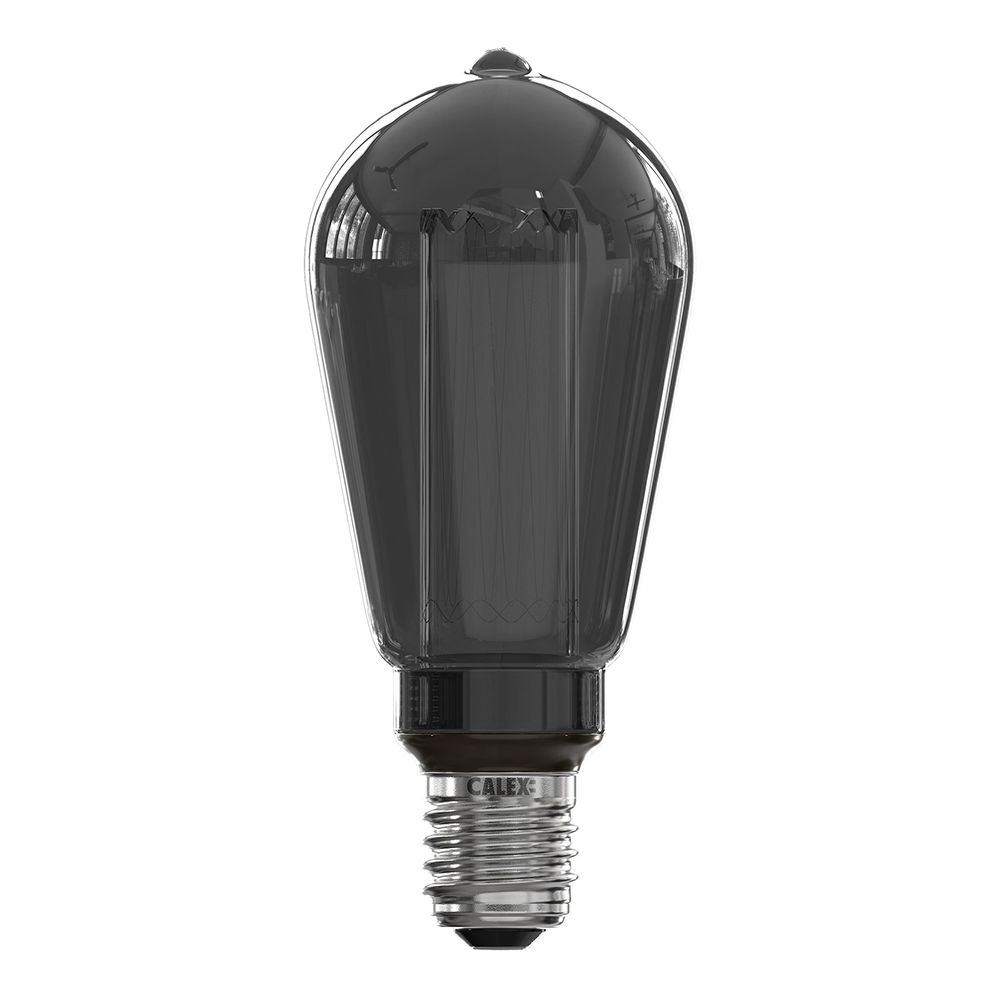Calex LED Rustiek lamp titanium ST64 E27 3.5W 40lm 2000K dimbaar