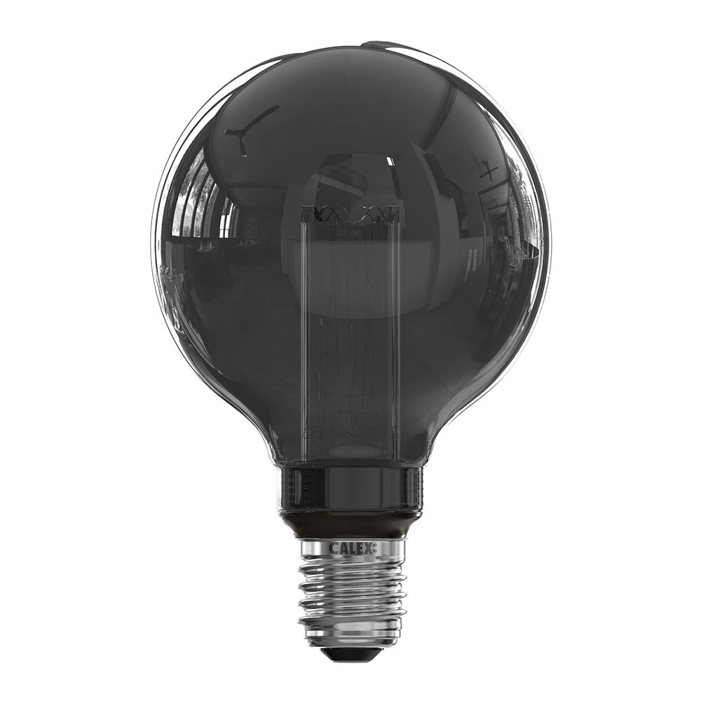 Calex LED Globe lamp titanium G95 E27 3.5W 40lm 2000K dimbaar