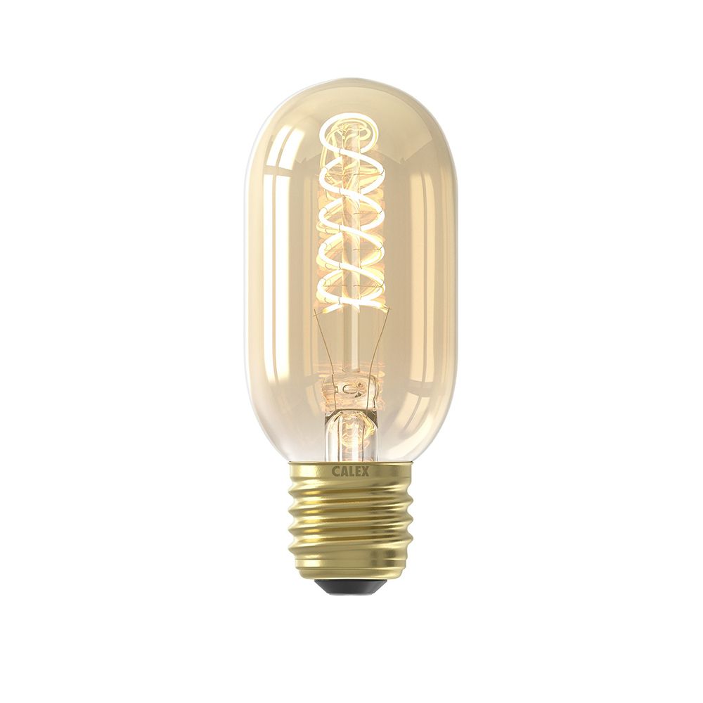 Calex LED Flex Filament lamp goud A60 E27 5.5W 470lm 2100K dimbaar