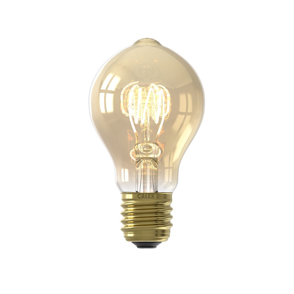 Calex LED Flex Filament Standaardlamp 5.5W 470lm E27 Goud 2100K dimbaar