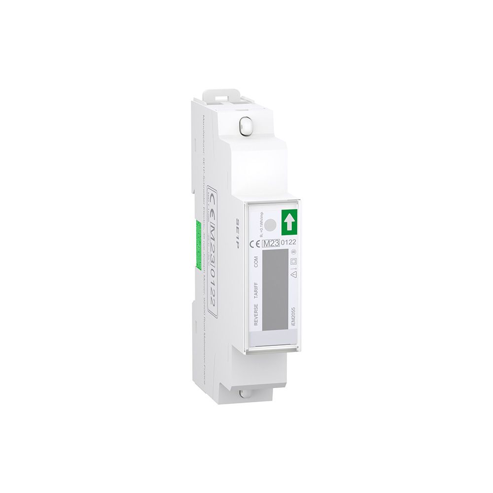 kWh meter 1 fase + nul 5/45A Modbus MID Factureerbaar kWh meter 1 fase + nul 5/45A Modbus MID Factureerbaar