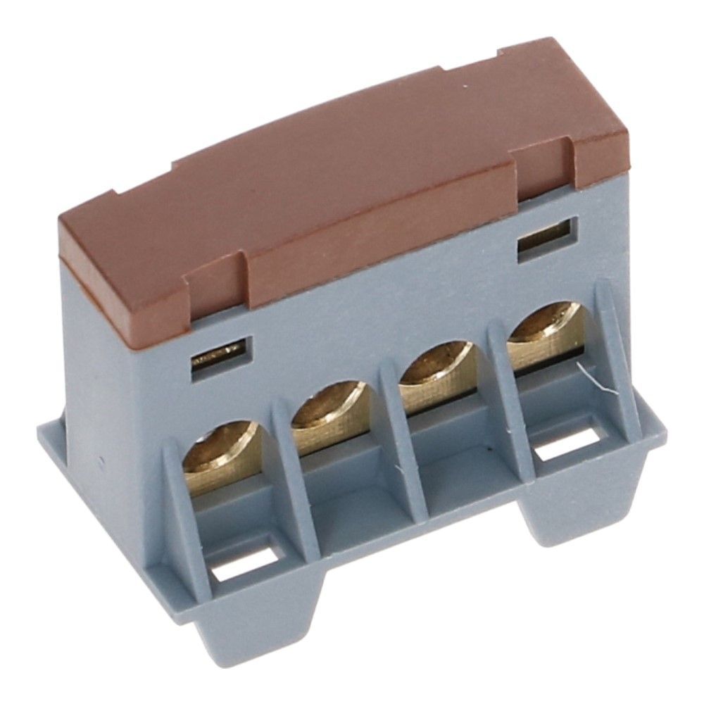 Aansluitverdeelblok AST16 bruin 4x16mm² Aansluitverdeelblok AST16 bruin 4x16mm²