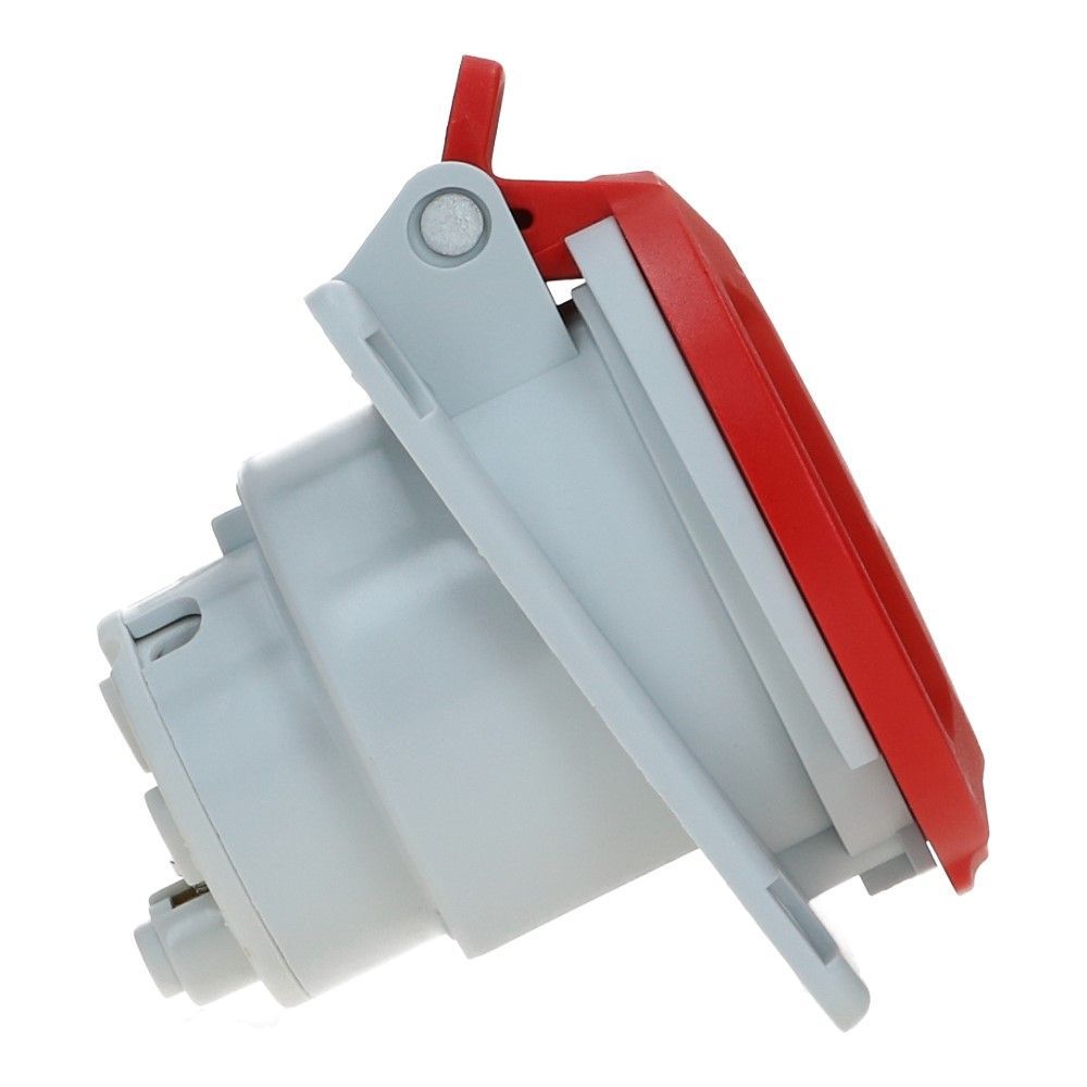 CEE female 4 polig 6H 32A IP44 inbouw wcd 380-415VAC CEE female 4 polig 6H 32A IP44 inbouw wcd 380-415VAC