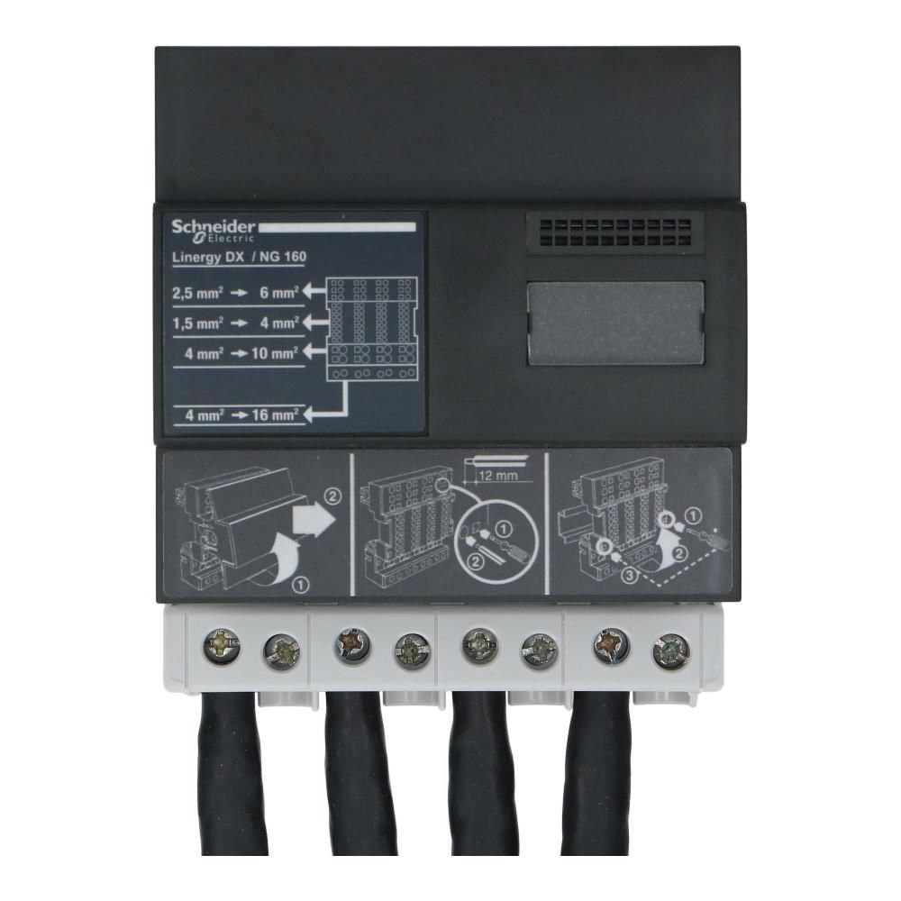 Verdeelblok DX 160A 4 rijen 14 aansluitingen 500VAC