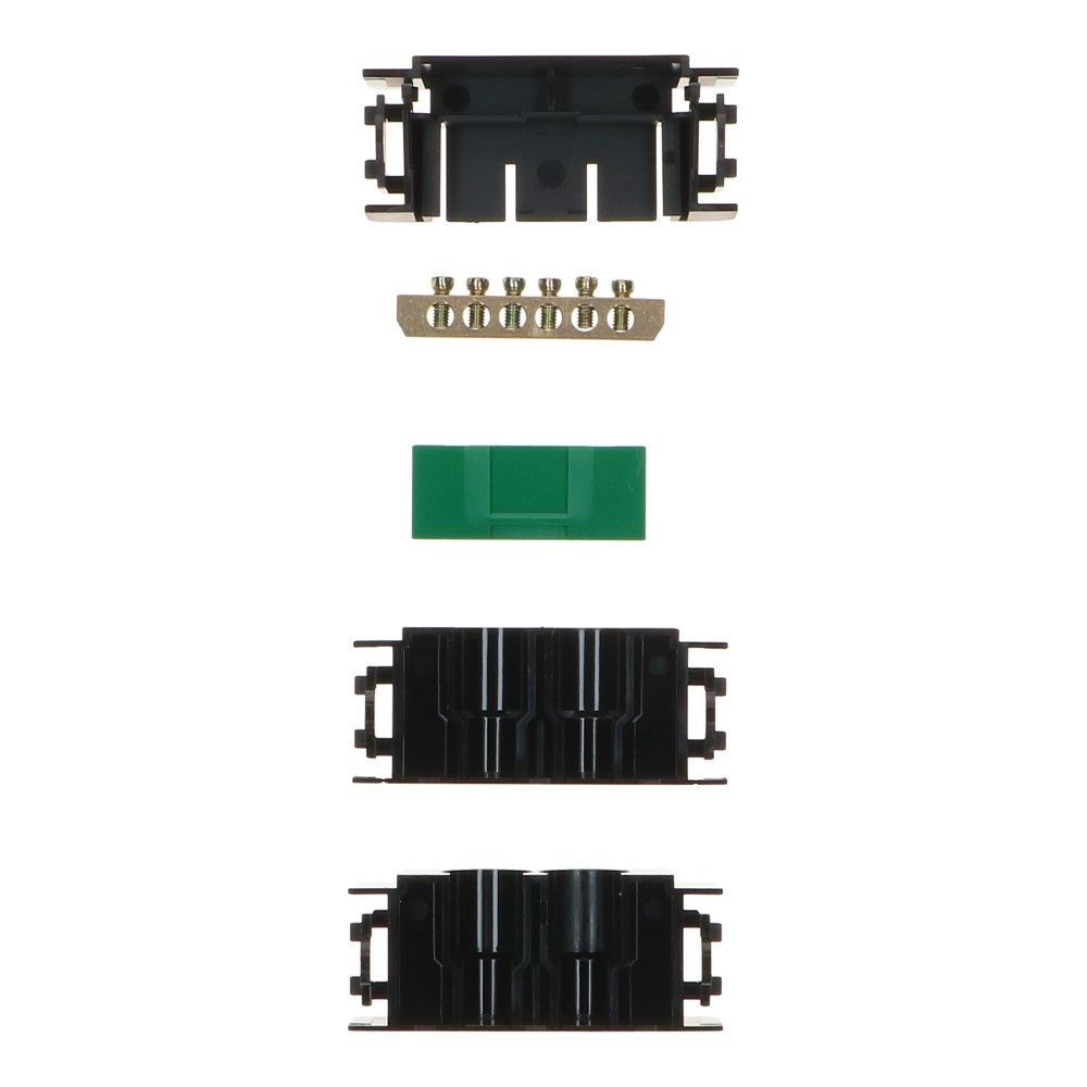 SEP Livion (6) inzetstuk buis 2x2-voudig 16/19mm met aardrail en lasklemhouder SEP Livion (6) inzetstuk buis 2x2-voudig 16/19mm met aardrail en lasklemhouder
