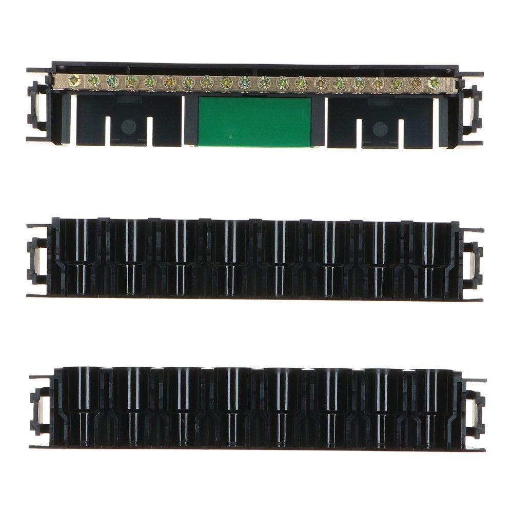 SEP Livion (12) inzetstuk buis 2x8-voudig 16/19mm met aardrail & lasklemhouder SEP Livion (12) inzetstuk buis 2x8-voudig 16/19mm met aardrail & lasklemhouder