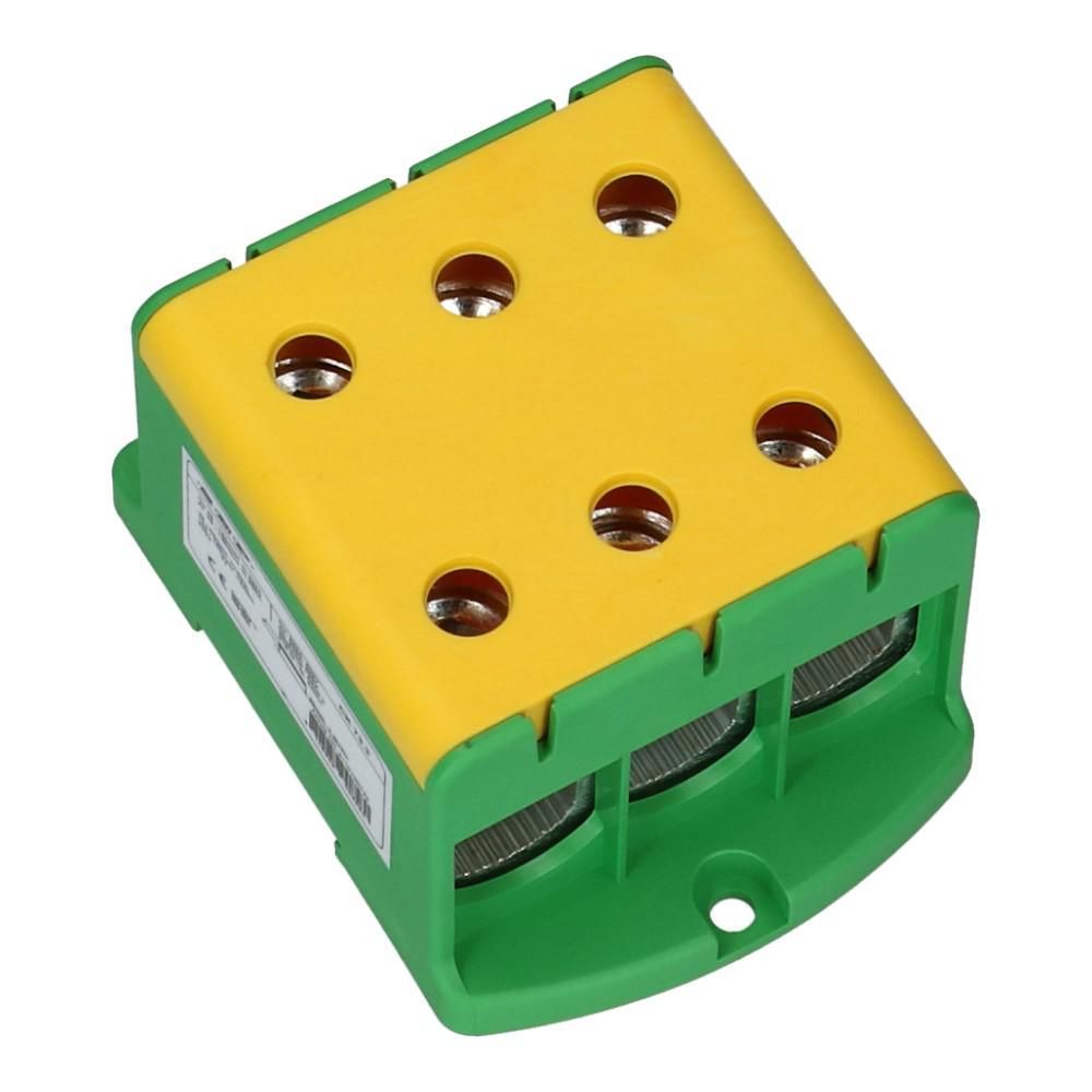 Aftakklem CK73 geel/groen 35mm² t/m 150mm² drievoudig