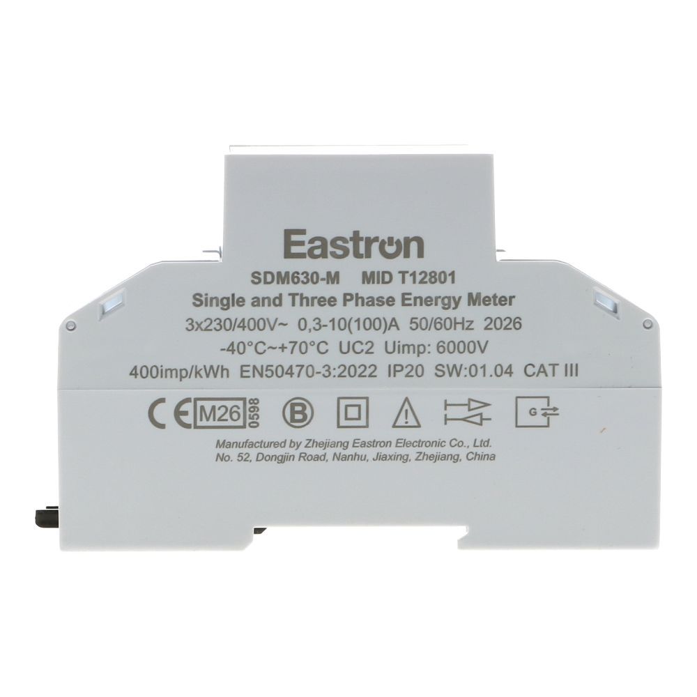 kWh meter 3 fase MULTI 10/100A Modbus MID Factureerbaar Imp/Exp kWh meter 3 fase MULTI 10/100A Modbus MID Factureerbaar Imp/Exp