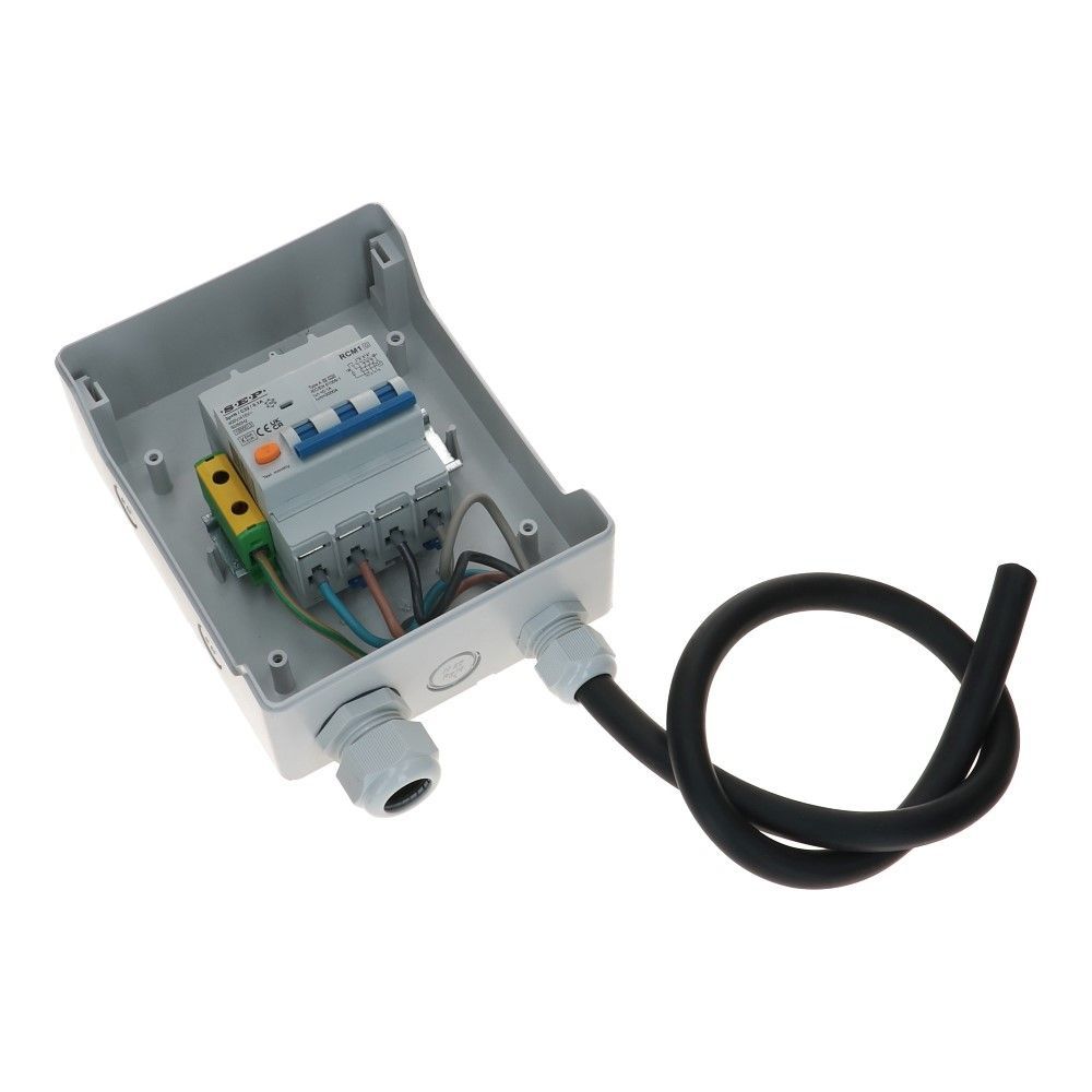 3 fase Backup box beveiliging C32 100mA High Immunity 3 fase Backup box beveiliging C32 100mA High Immunity