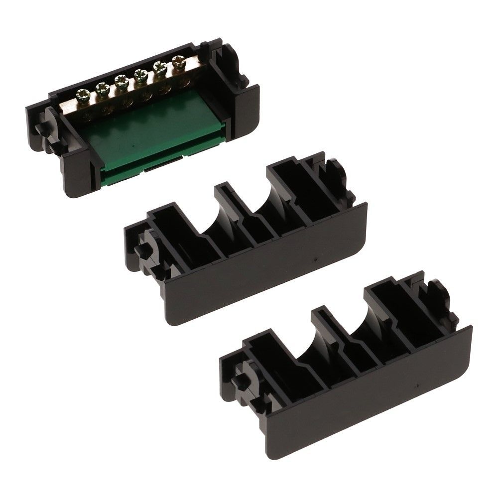 SEP Livion (6) inzetstuk buis 2x2-voudig 16/19mm met aardrail en lasklemhouder SEP Livion (6) inzetstuk buis 2x2-voudig 16/19mm met aardrail en lasklemhouder