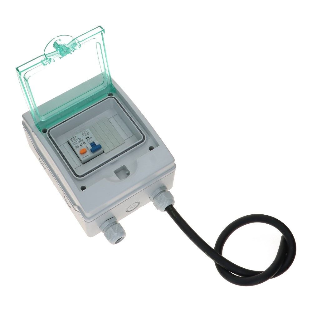 1 fase Backup box beveiliging C32 100mA High Immunity 1 fase Backup box beveiliging C32 100mA High Immunity